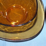 Set of 4 cups vintage vereco lunch