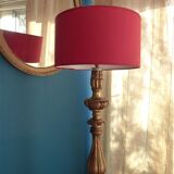 Venetian style lamp in golden wood