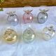 6 vintage glasses of iridescent colors