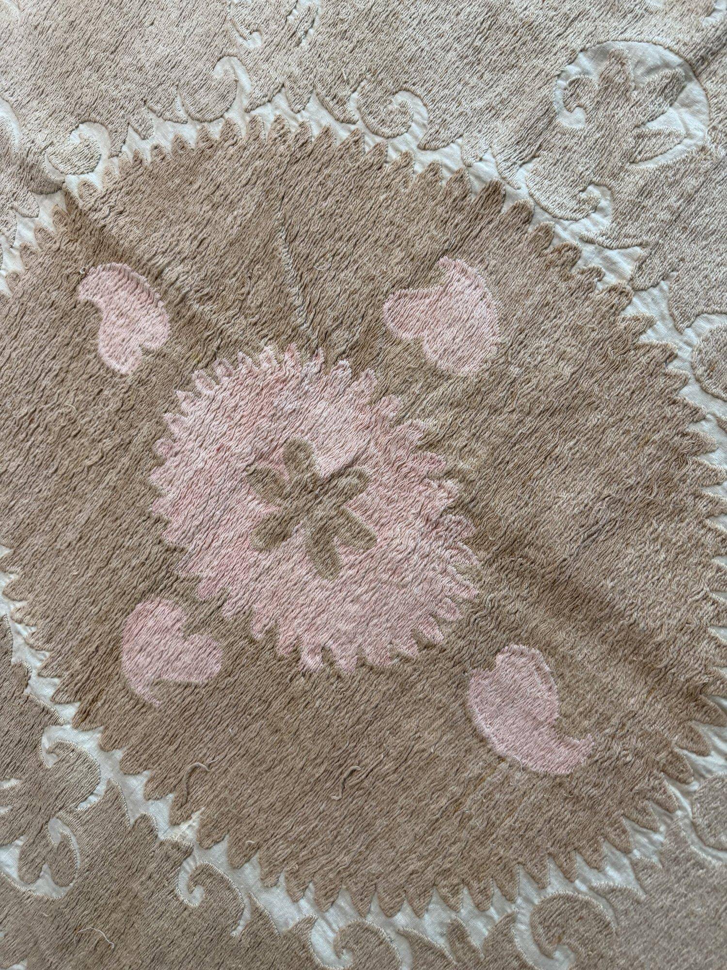 Vintage hand-embroidered tablecloth 130x152 cm