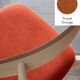 Miniforms - set of 2 high chairs in wood and "claretta" fabric by Miniforms.