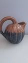 Vintage "pumpkin" pitcher in flamed ceramic (light years 50/60)