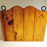 Wooden wall shelf