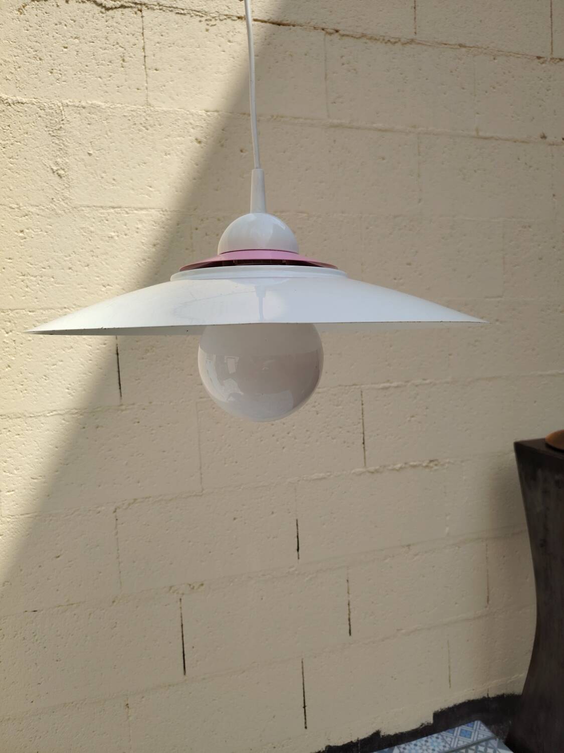 Space Age pendant light from the 70s