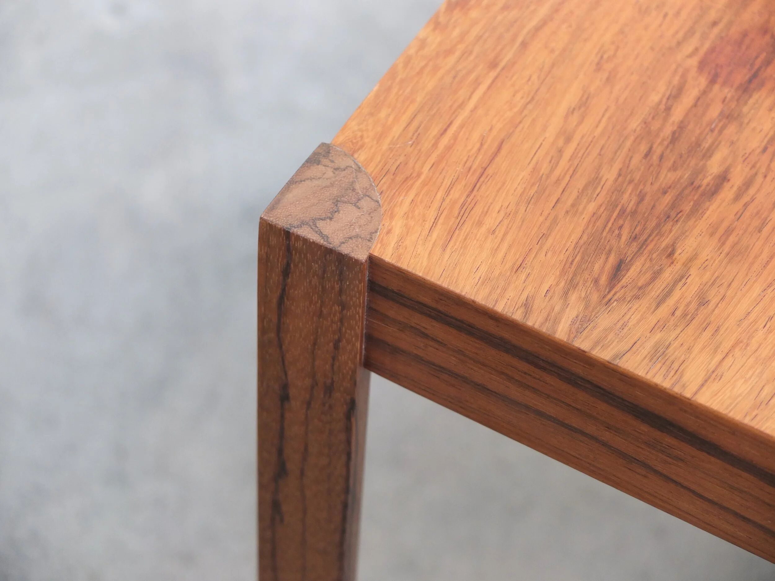 Pair of side tables in rosewood by Wilhelm Renz, 1960s