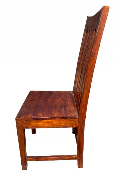 Set of six teak chairs