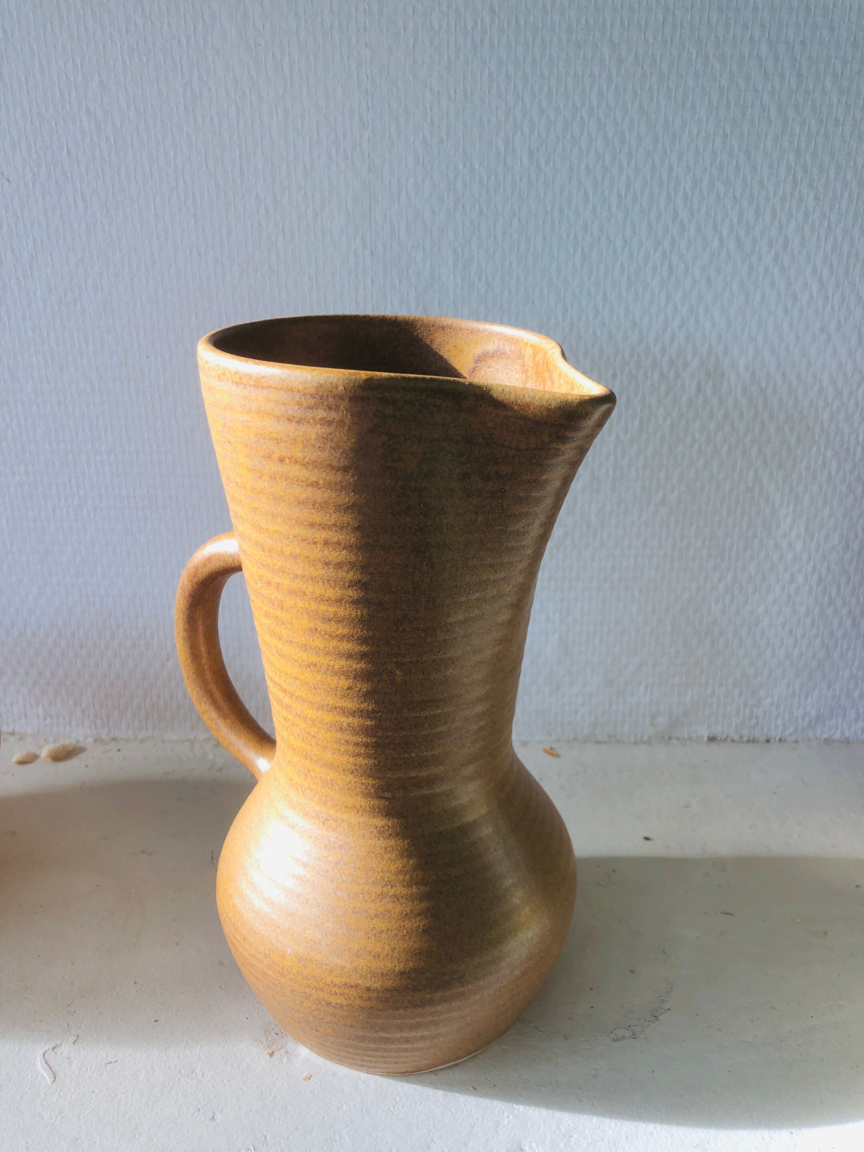 Digoin stoneware pitcher