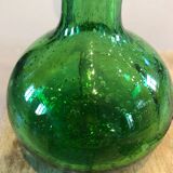 Bubbled glass decanter signed Biot