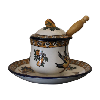 Gien mustard tree in earthenware