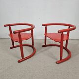 Pair of Karin Mobring children's chairs - Vintage Ikea chair