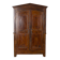 Classic Piedmontese walnut wardrobe from the early 18th century