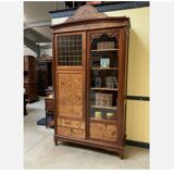 Antique Jugendstil display cabinet, Art Nouveau - Majorelle style