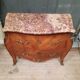 Louis XV style chest of drawers in veneer
