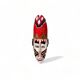 Traditional Javanese mask 30cm Java Indonesia made and painted old vintage hand