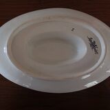 Covered sauce boat on Sarreguemines frame
