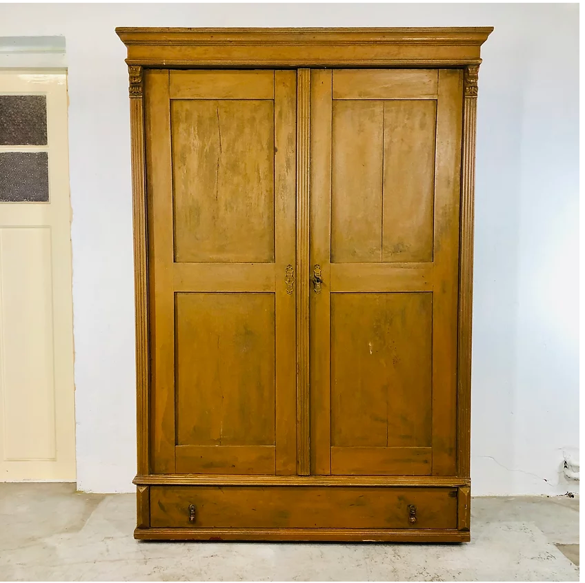 Wardrobe ochre color of the Czech Republic