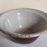 19th century enamelled earthenware salad bowl