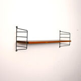Swedish wooden and metal shelving