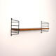 Swedish wooden and metal shelving