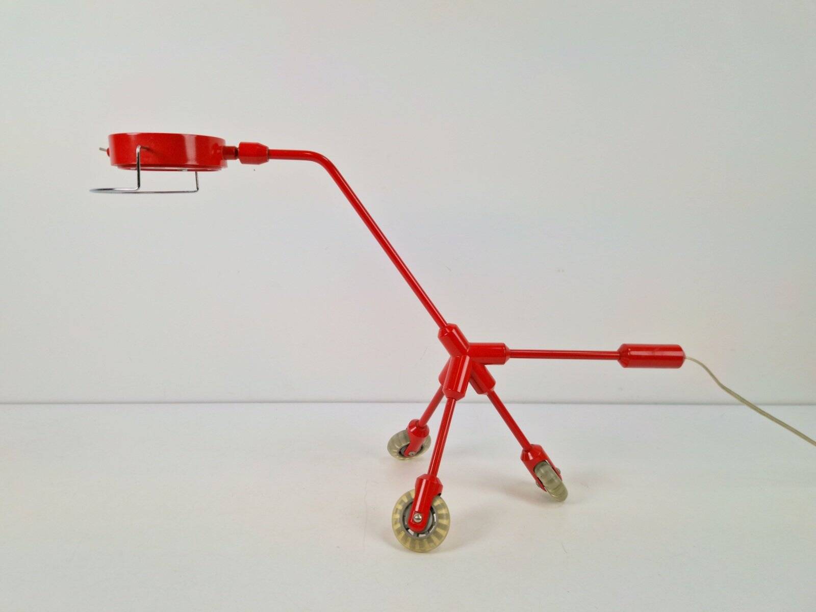 Red Dog Kila Table Lamp on Wheels by Harry Allen for Ikea, 2000s