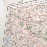 Carte ancienne Morbihan Bretagne 1936