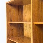 Large vintage teak bookshelf by Hundevad & Co., 1960s