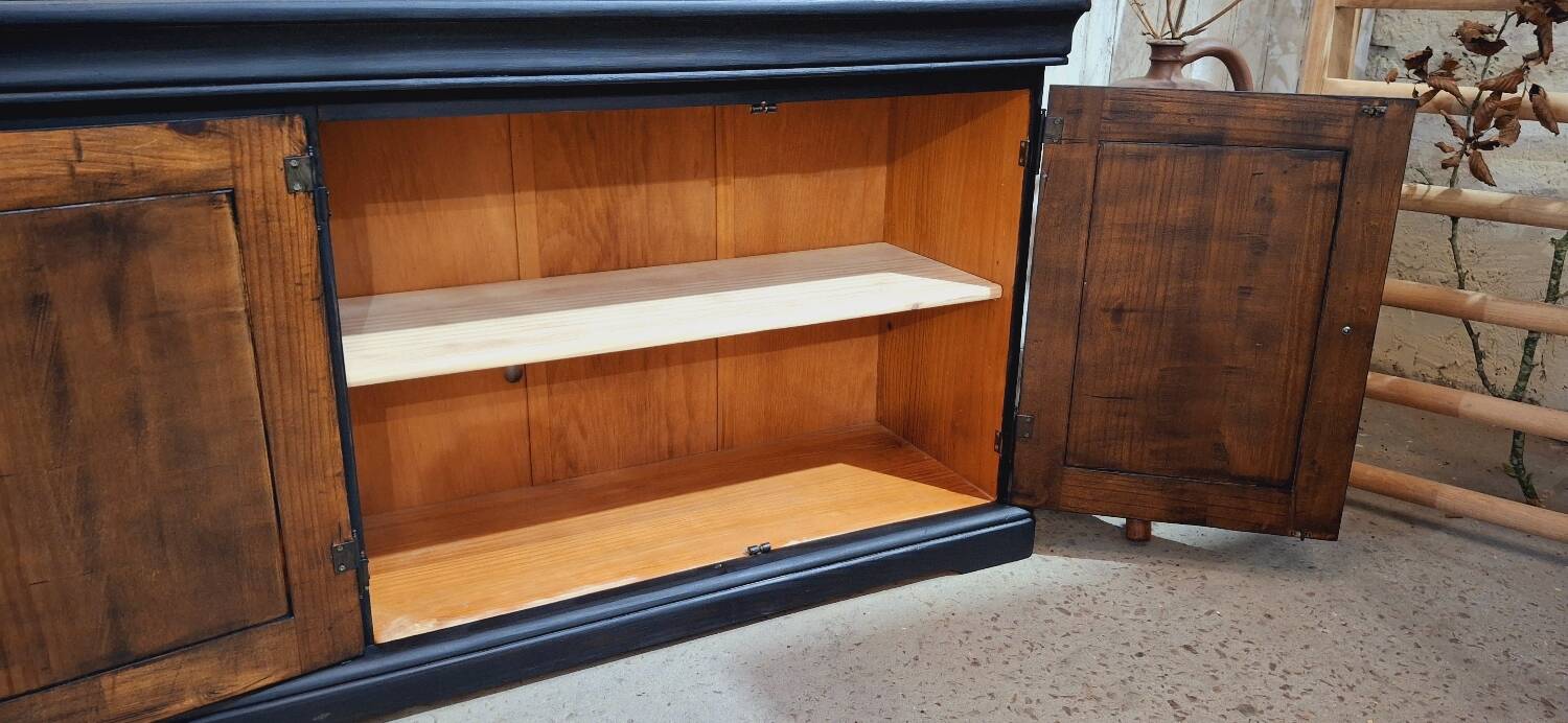 Antique 2-piece sideboard