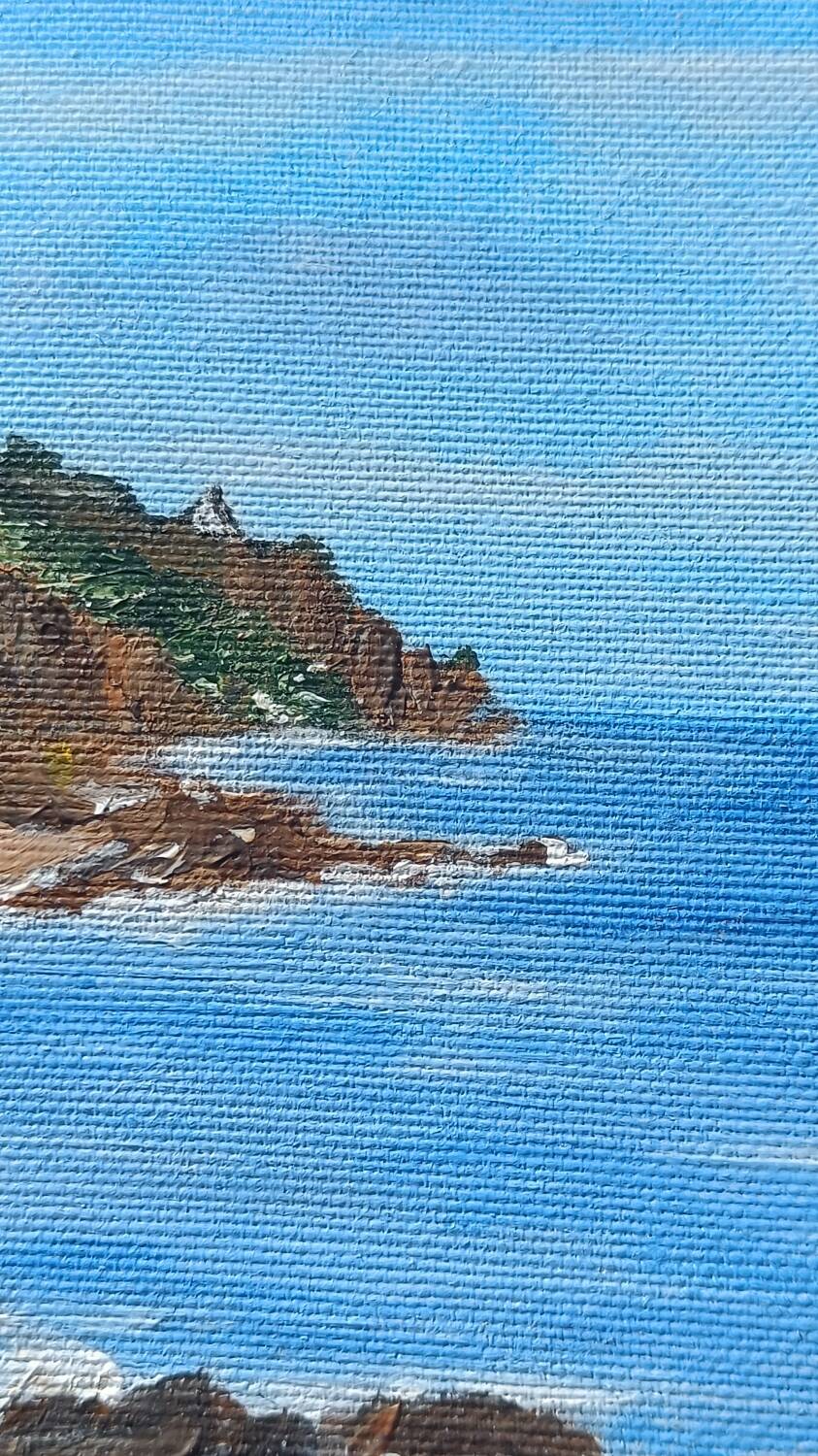 Painting on canvas Cancale
