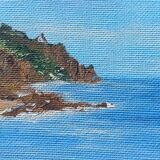 Painting on canvas Cancale