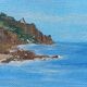 Painting on canvas Cancale