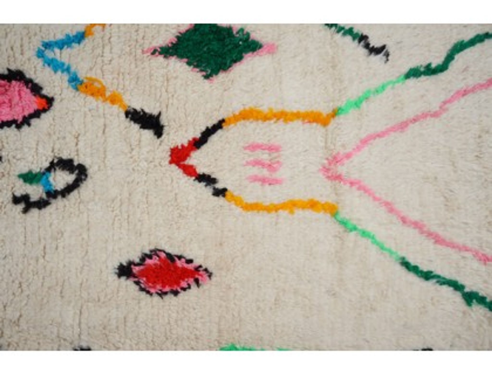 Colorful Berber carpet 242 x 138cm