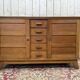 Buffet en enfilade René Gabriel en chêne 1950