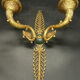 Pair of Empire style palmette sconces - Hettier & Vincent