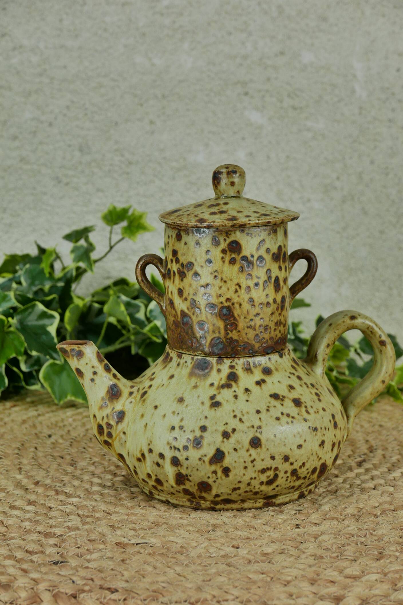 stoneware teapot from the 1960s