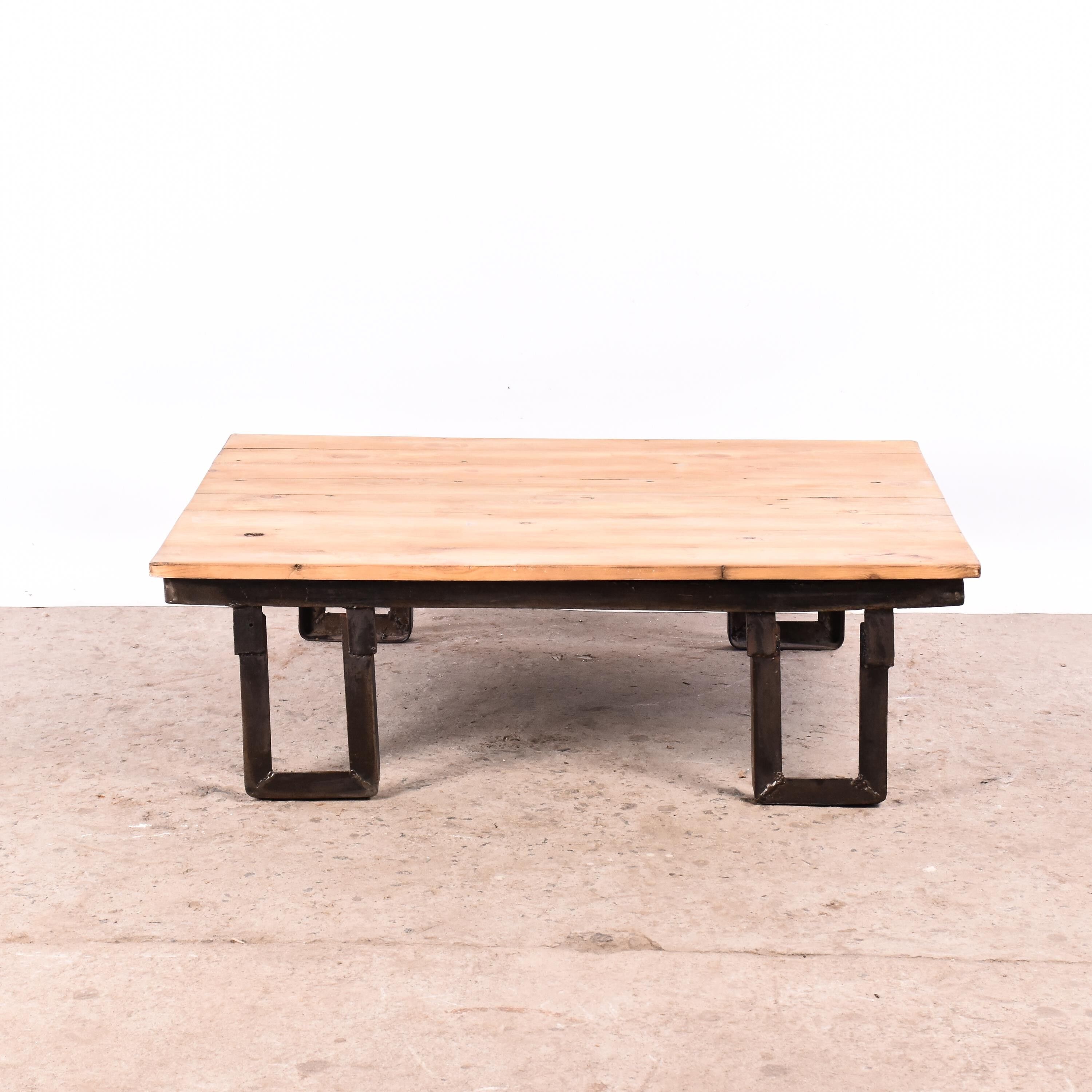 Industrial coffee table