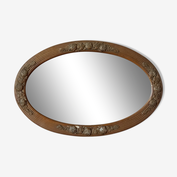 Miroir ovale 52×34cm années 30/40