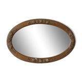Oval mirror 52x34cm 30/40 years