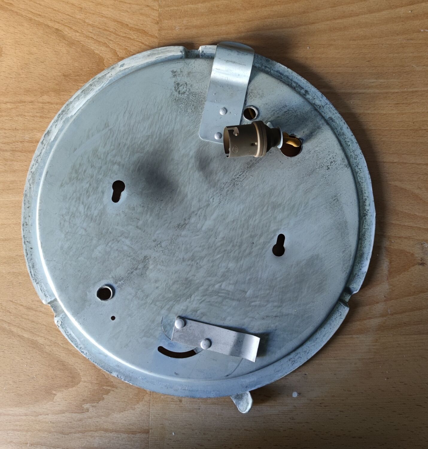 Opaline ceiling lamp