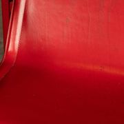 20thC Italian Red Leather Chair By Toussaint & Angeloni For Matteo Grassi