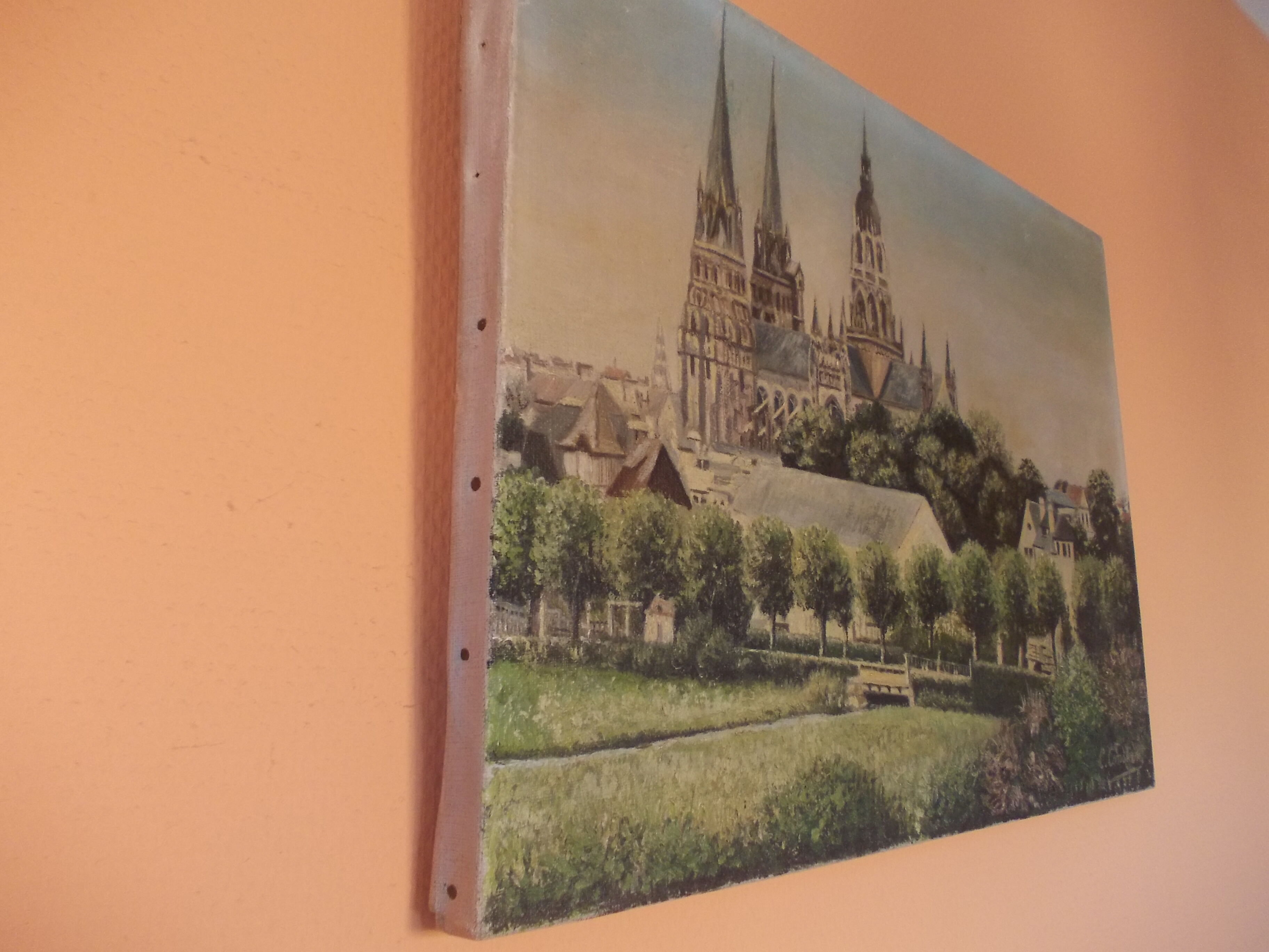 Ale nd de bayeux, signed c. constant, 14 calvados, hst painting