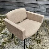“Conseil” armchair by Pierre Guariche for the publisher Meurop with LVMH fabric