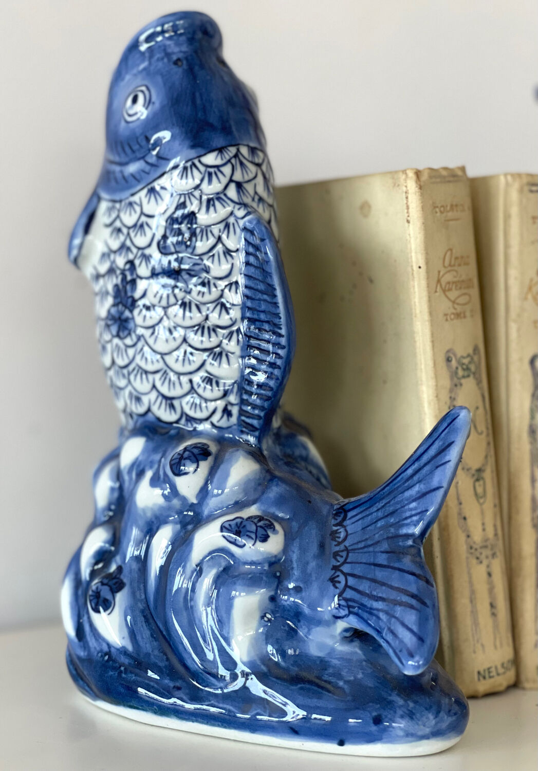 Duo of vases in antique slip