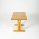 Solid pine table by Charlotte Perriand for Les Arcs, 1970s