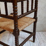 Paillé corner chair