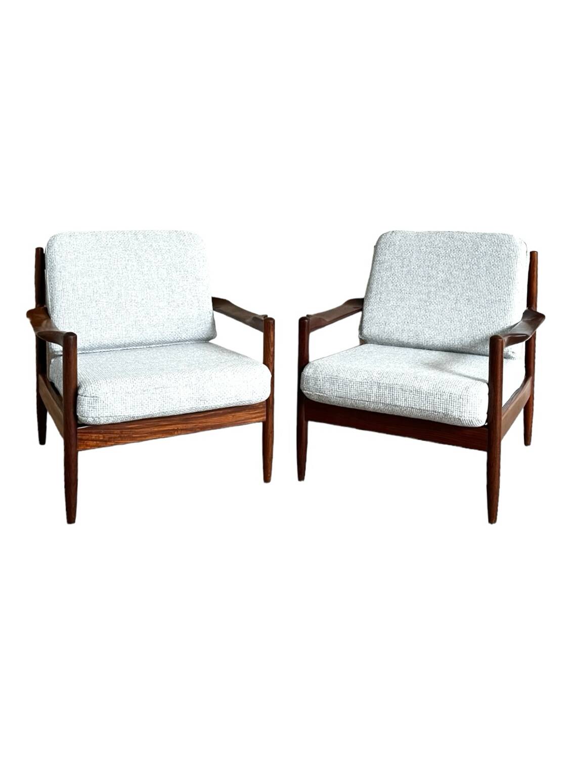 Zwei Teakholz Sessel