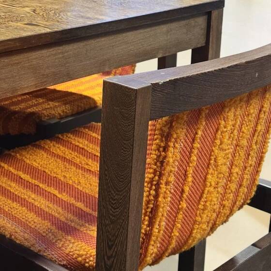 Dining Set from the Mid-20th Century – Table with 6 Chairs (1970s)