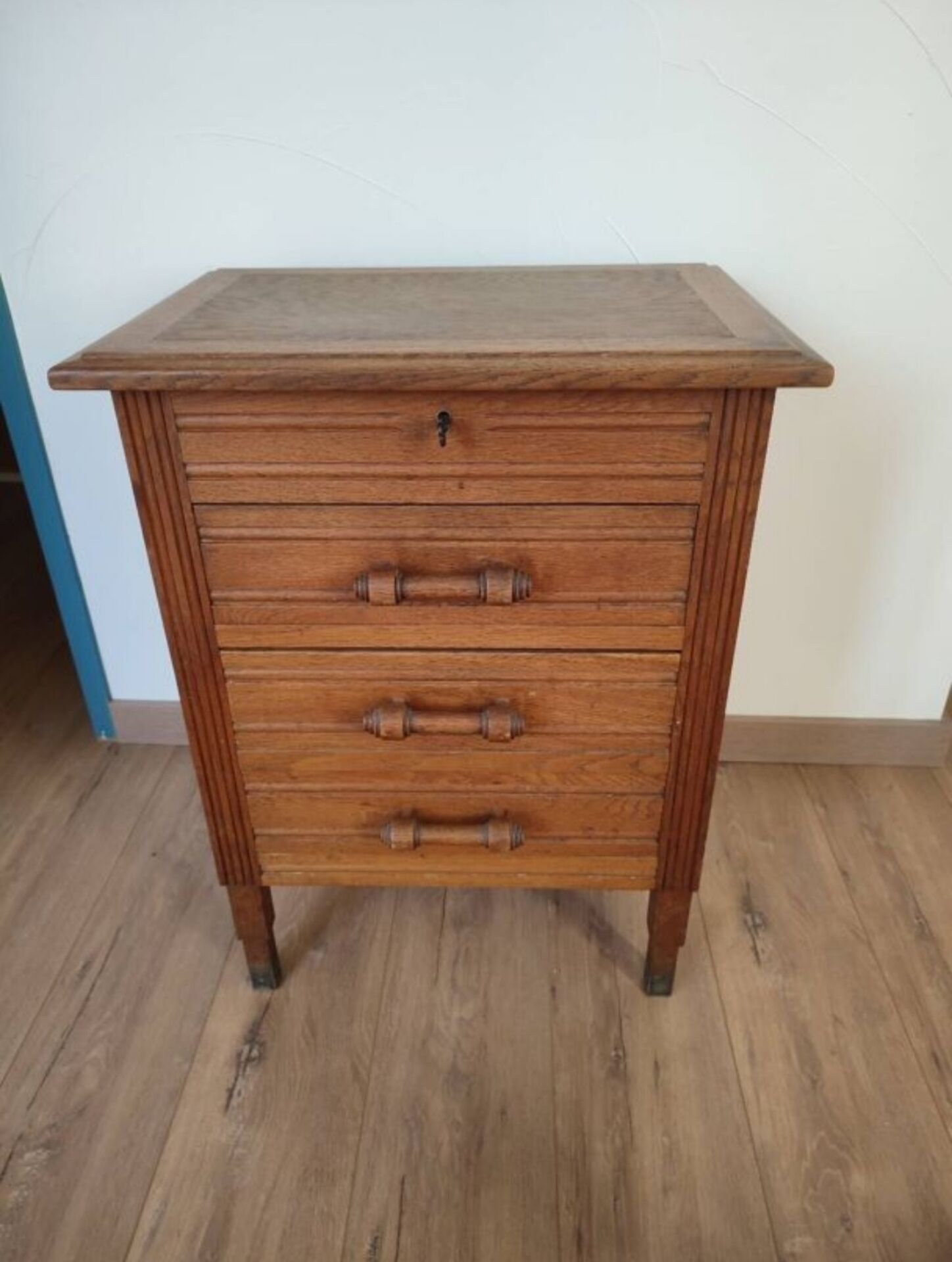 Antique oak worker