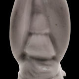 Bénitier religieux en biscuit/porcelaine représentant un ange