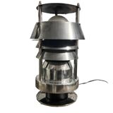 Chrome industrial lamp