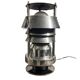 Chrome industrial lamp
